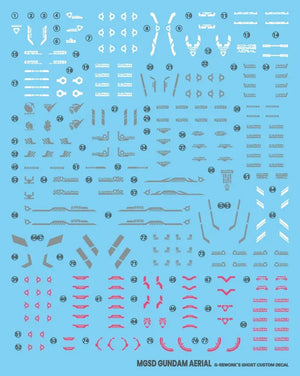 G-Rework Water Decal For MGSD Aerial - A-Z Toy Hobby