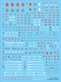 G-Rework Water Decal For MGSD Barbatos - A-Z Toy Hobby