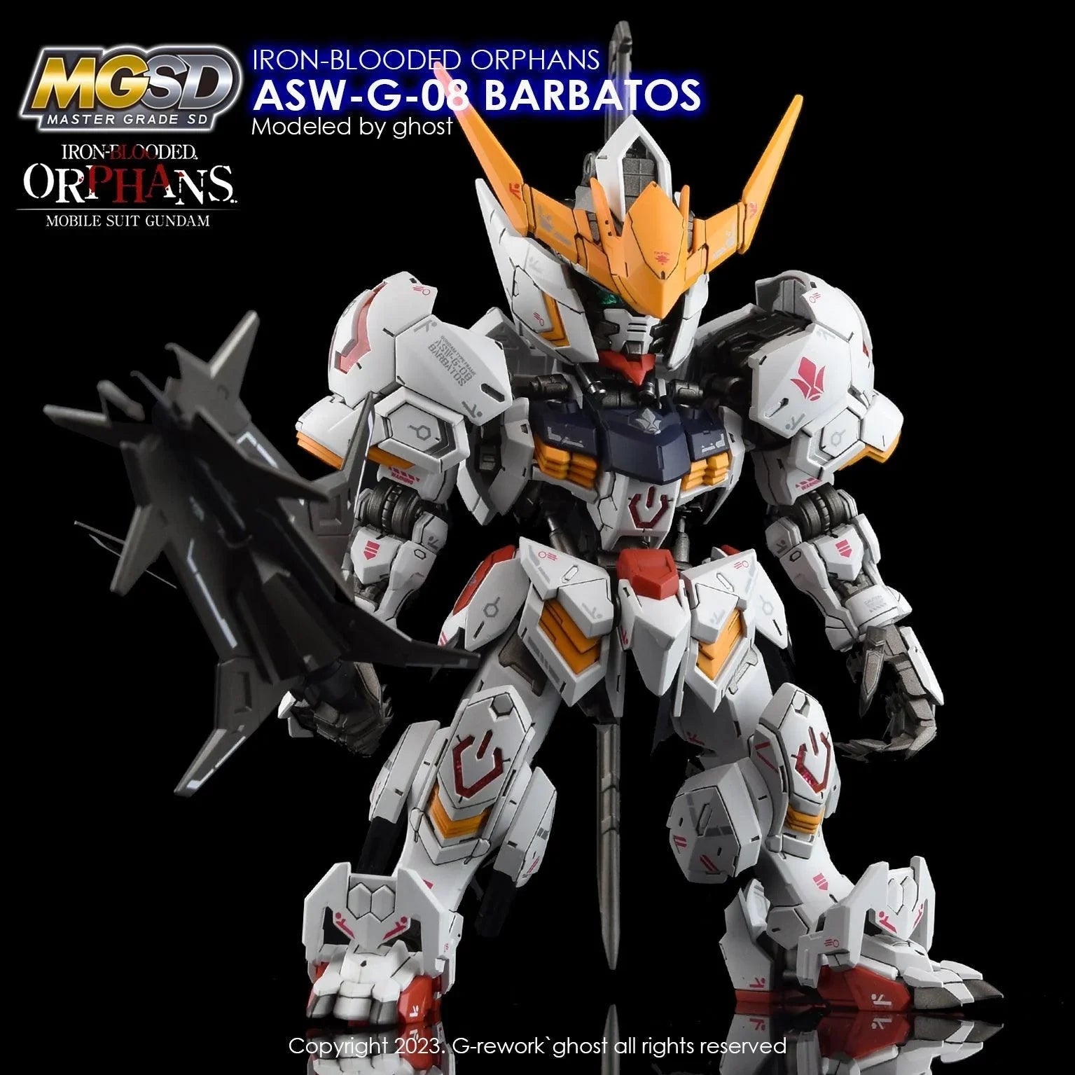 G-Rework Water Decal For MGSD Barbatos - A-Z Toy Hobby