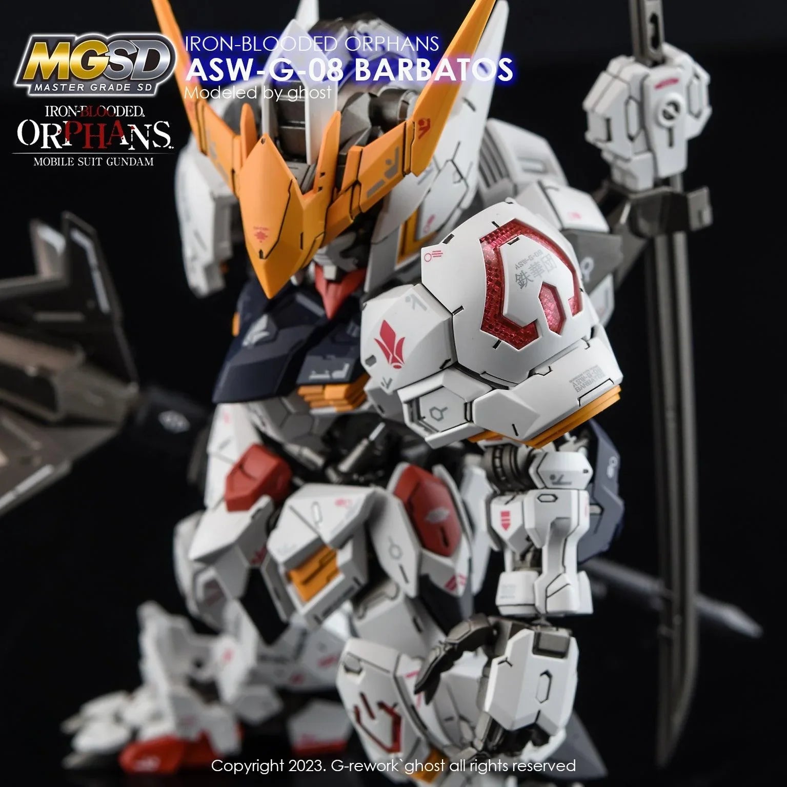 G-Rework Water Decal For MGSD Barbatos - A-Z Toy Hobby
