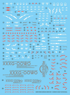 G-Rework Water Decal For MGSD Wing Zero - A-Z Toy Hobby