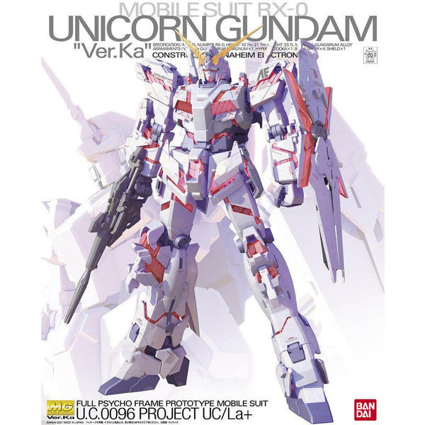 Bandai Unicorn Gundam Ver. Ka MG 1/100 Model Kit - A-Z Toy Hobby