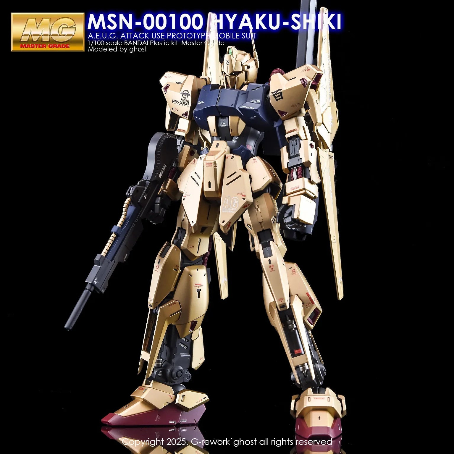 G-Rework Water Decal For MG Hyaku Shiki 2.0 - A-Z Toy Hobby