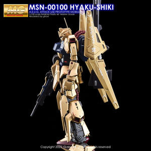 G-Rework Water Decal For MG Hyaku Shiki 2.0 - A-Z Toy Hobby