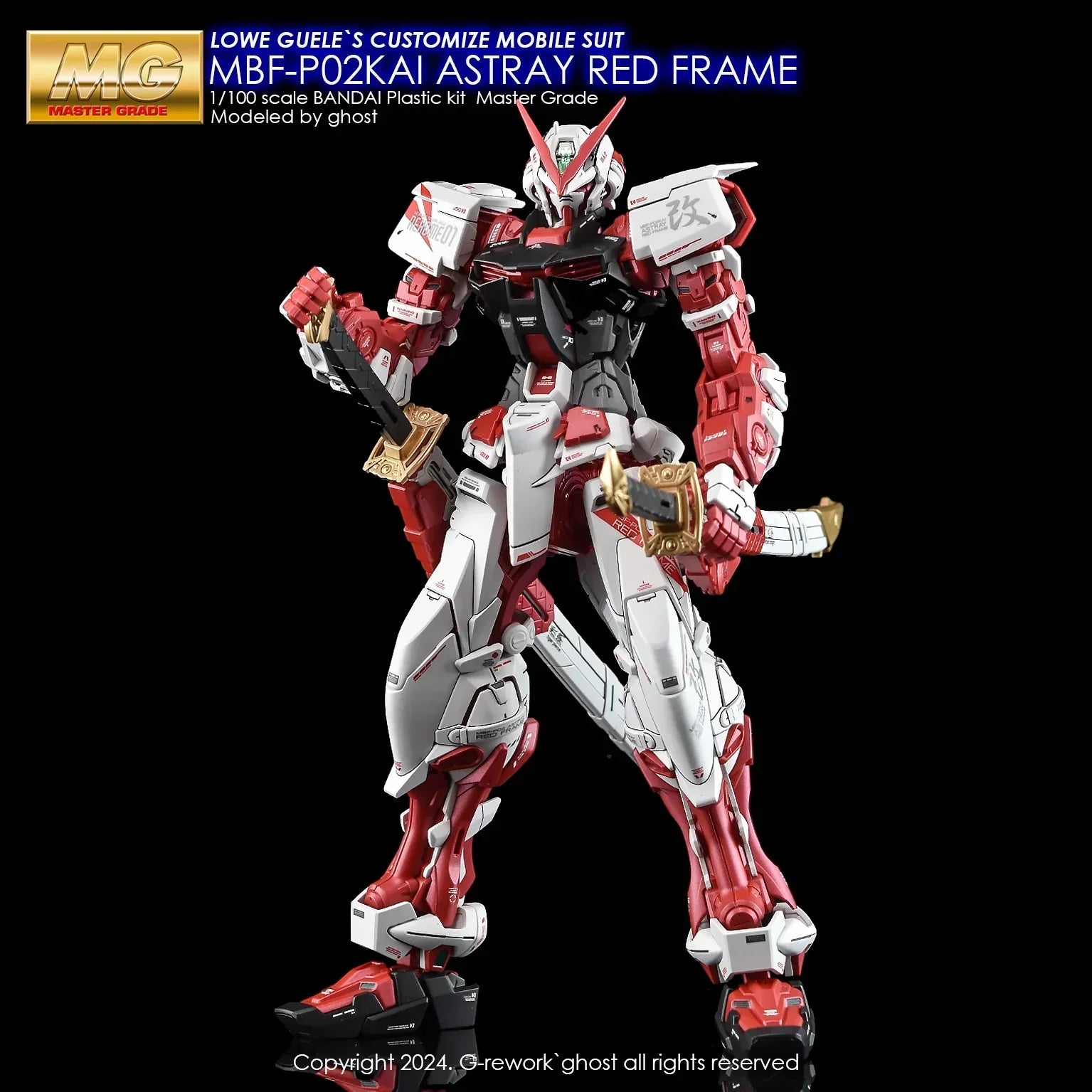 G-Rework Water Decal For MG Astray Red Frame Kai - A-Z Toy Hobby