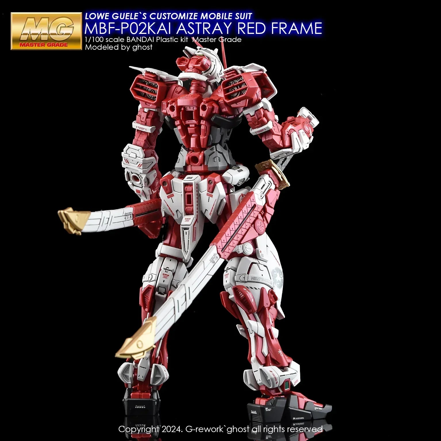 G-Rework Water Decal For MG Astray Red Frame Kai - A-Z Toy Hobby