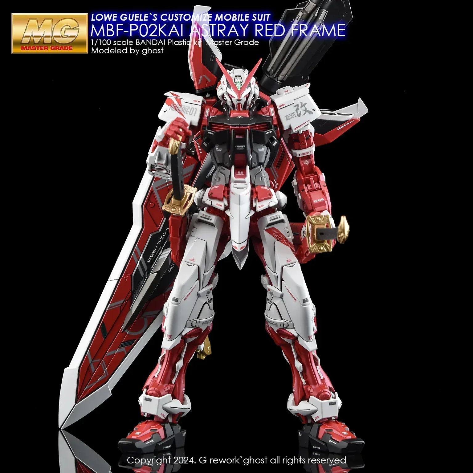 G-Rework Water Decal For MG Astray Red Frame Kai - A-Z Toy Hobby