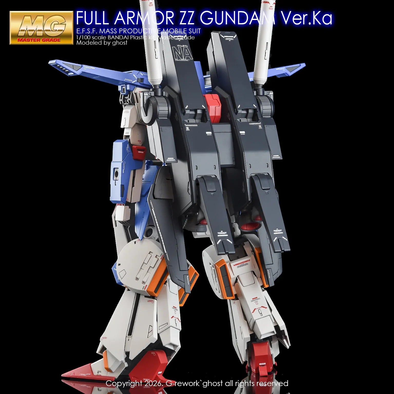 G-Rework Water Decal For MG Full Armor ZZ Ver. Ka – A-Z Toy Hobby