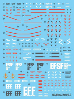 G-Rework Water Decal For MG GM 2.0 - A-Z Toy Hobby
