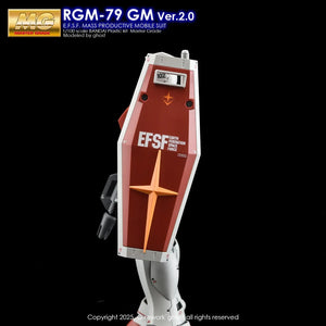 G-Rework Water Decal For MG GM 2.0 - A-Z Toy Hobby