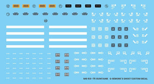 G-Rework Water Decal For MG Guntank - A-Z Toy Hobby