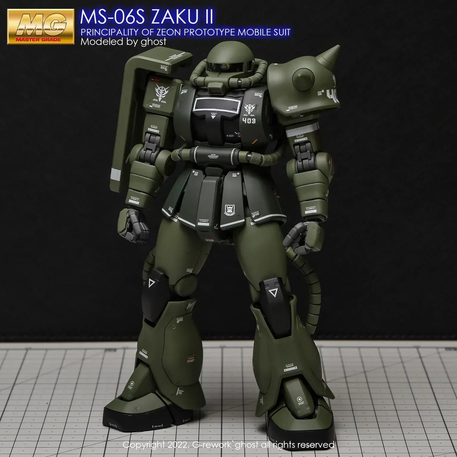 G-Rework Water Decal For MG Zaku II - A-Z Toy Hobby