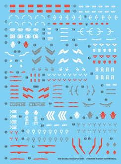 G-Rework Water Decal For MG Barbatos Lupus