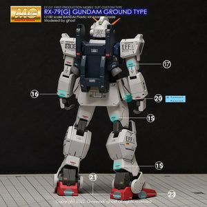 G-Rework Water Decal For MG RX-79 [G] Ground Type - A-Z Toy Hobby