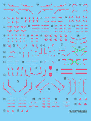 G-Rework Water Decal For MG Vidar - A-Z Toy Hobby
