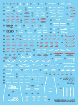 G-Rework Water Decal For MG ZZ Ver. Ka + Enhanced Expansion Parts - A-Z Toy Hobby