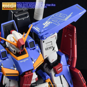 G-Rework Water Decal For MG ZZ Ver. Ka + Enhanced Expansion Parts - A-Z Toy Hobby