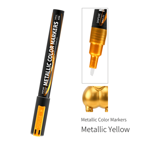 DSPIAE Super Metallic Color Marker Yellow MKA-03 - A-Z Toy Hobby