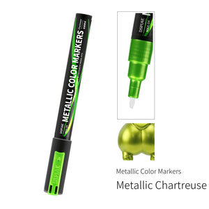 DSPIAE Super Metallic Color Marker Chartreuse MKA-04 - A-Z Toy Hobby