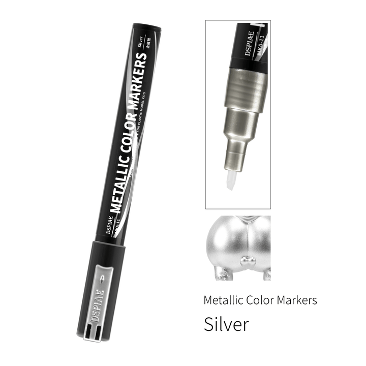 DSPIAE Super Metallic Color Marker Silver MKA-11 - A-Z Toy Hobby