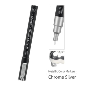 DSPIAE Super Metallic Color Marker Chrome Silver MKS-01 - A-Z Toy Hobby