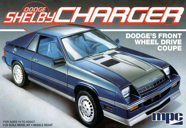 MPC 1986 Dodge Shelby Charger 1/25 Model Kit - A-Z Toy Hobby