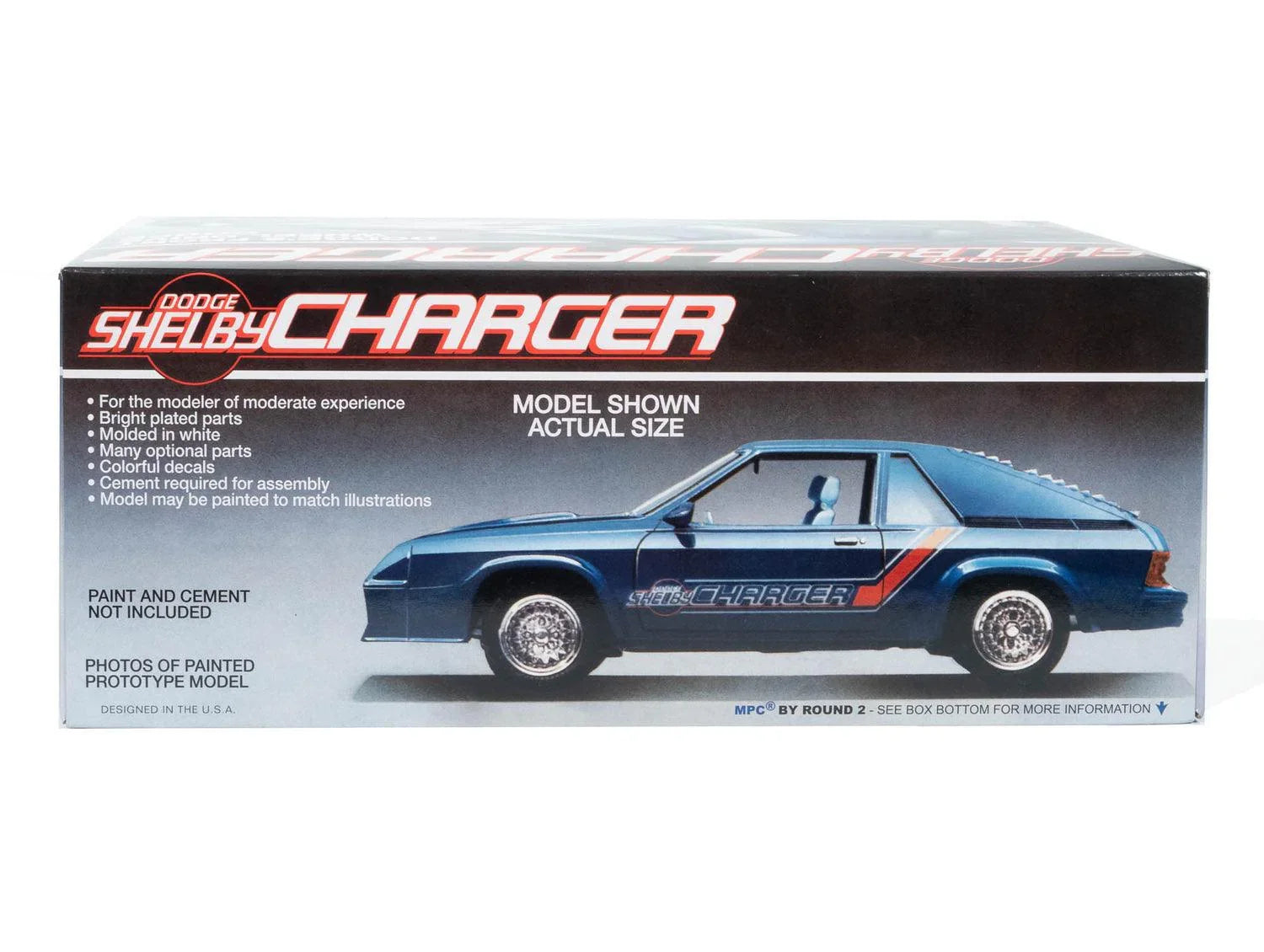 MPC 1986 Dodge Shelby Charger 1/25 Model Kit - A-Z Toy Hobby