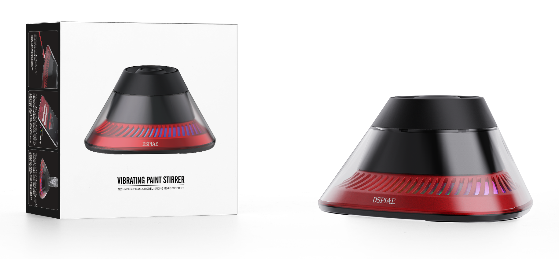 DSPIAE Vibrating Paint Stirrer Mixer Shaker MS-02 - A-Z Toy Hobby