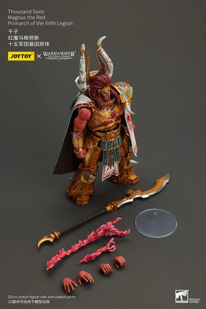 Joy Toy Warhammer Thousand Sons Magnus The Red Primarch of The XVth Legion 1/18 Action Figure - A-Z Toy Hobby