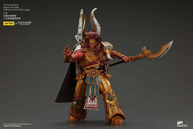Joy Toy Warhammer Thousand Sons Magnus The Red Primarch of The XVth Legion 1/18 Action Figure - A-Z Toy Hobby