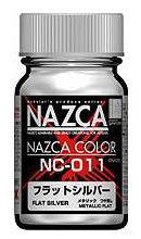 Gaia Notes Nazca Color NC-011 Flat Silver Lacquer Paint 15ml - A-Z Toy Hobby