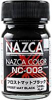 Gaia Notes Nazca Color NC-002 Frost Mat Black Lacquer Paint 15ml - A-Z Toy Hobby