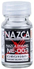 Gaia Notes Nazca Enamel NE-003 Pinpoint Silver Paint 10ml - A-Z Toy Hobby