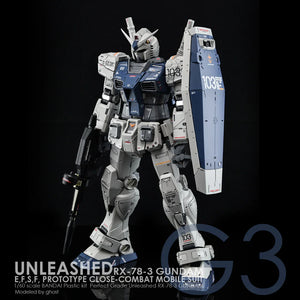 G-Rework Water Decal For PG Unleashed RX-78-2 G3 Ver. - A-Z Toy Hobby