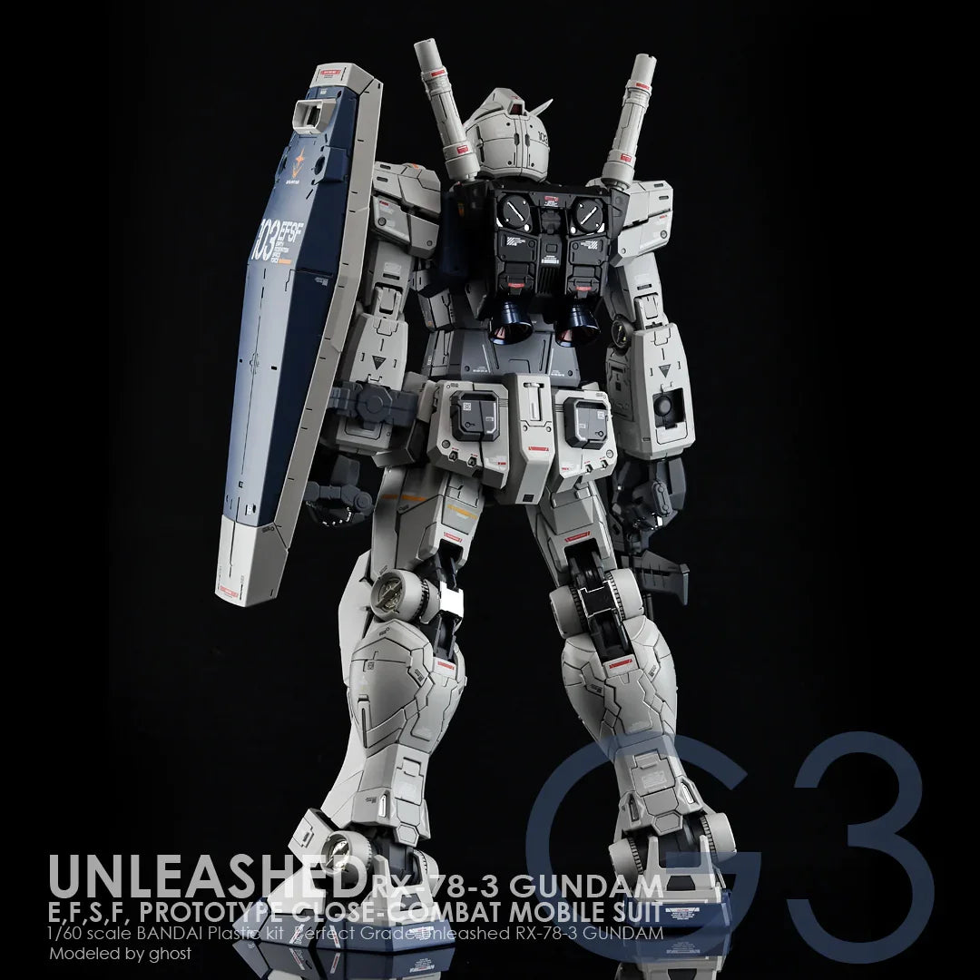 G-Rework Water Decal For PG Unleashed RX-78-2 G3 Ver. - A-Z Toy Hobby
