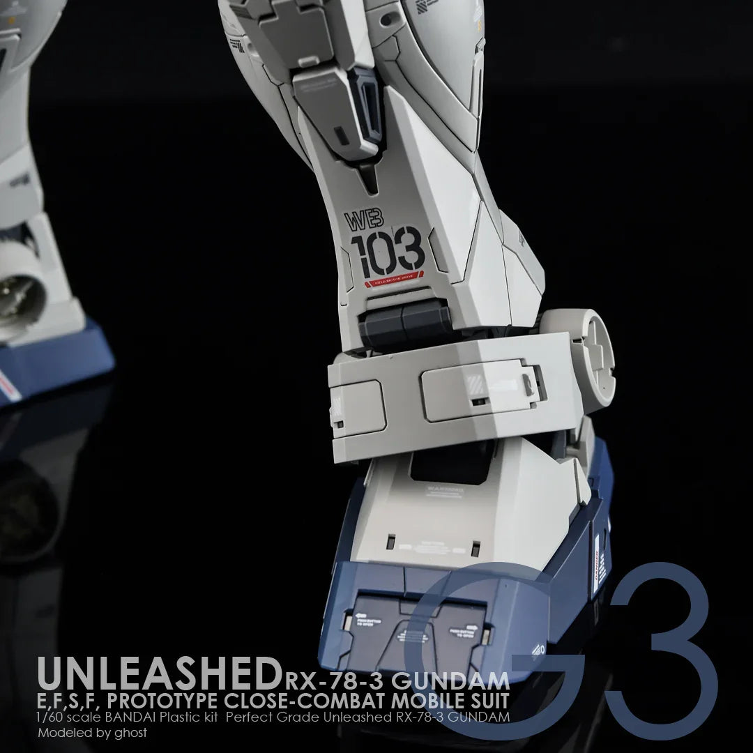 G-Rework Water Decal For PG Unleashed RX-78-2 G3 Ver. - A-Z Toy Hobby