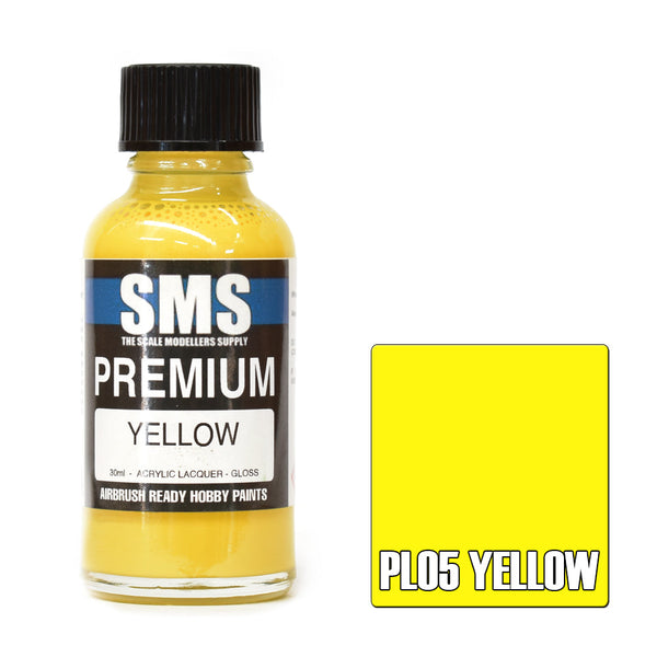 SMS PL05 Premium Yellow Paint 30ml