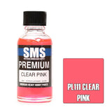 SMS PL111 Premium Clear Pink Paint 30ml - A-Z Toy Hobby