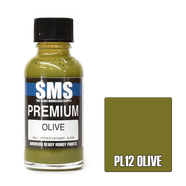 SMS PL12 Premium Olive Paint 30ml