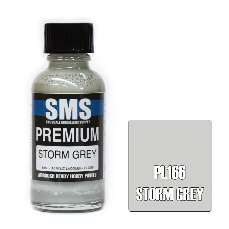 SMS PL166 Premium Storm Gray Paint 30ml - A-Z Toy Hobby