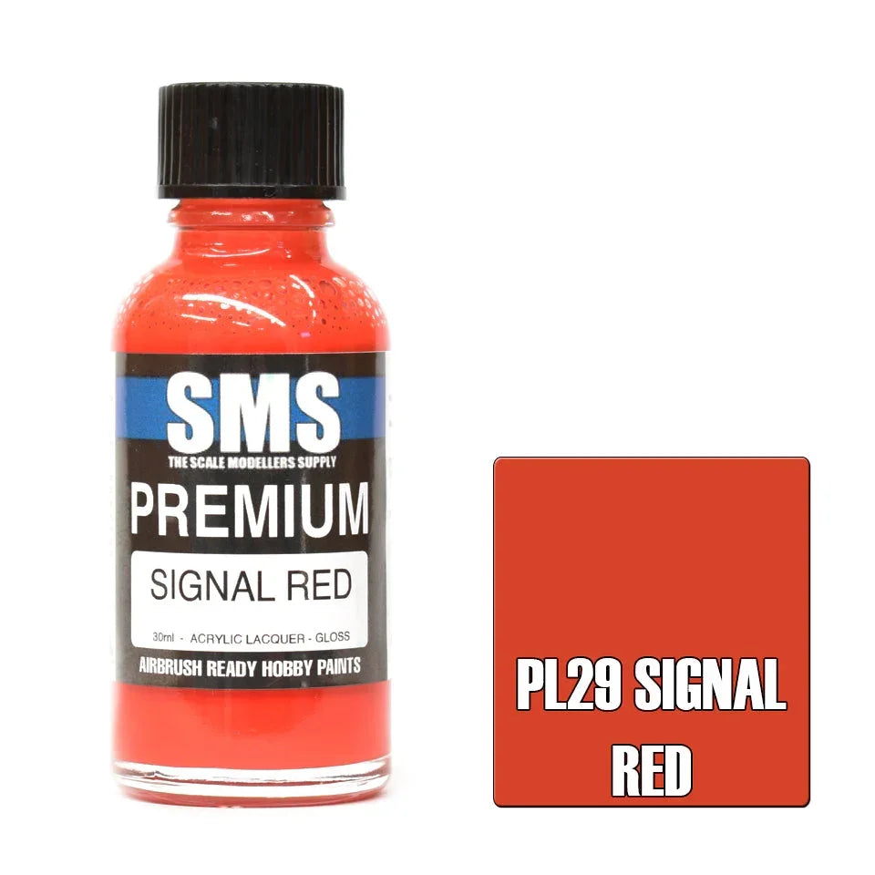 SMS PL29 Premium Signal Red Paint 30ml - A-Z Toy Hobby