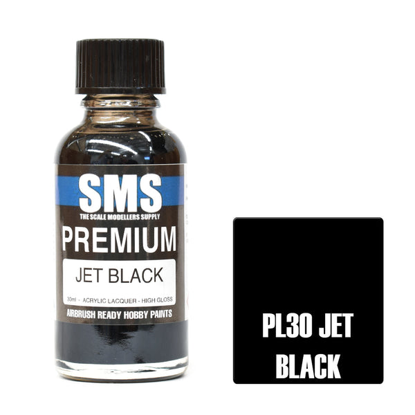 SMS PL30 Premium Jet Black Paint 30ml