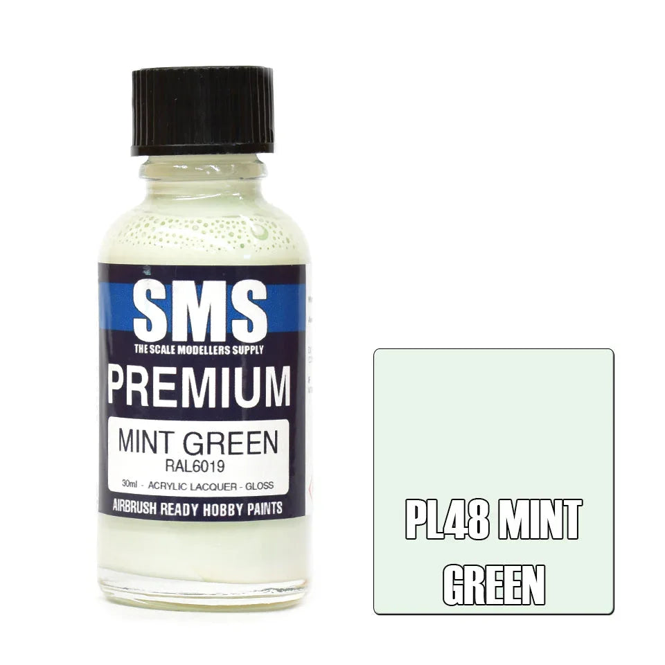 SMS PL48 Premium Mint Green Paint 30ml - A-Z Toy Hobby