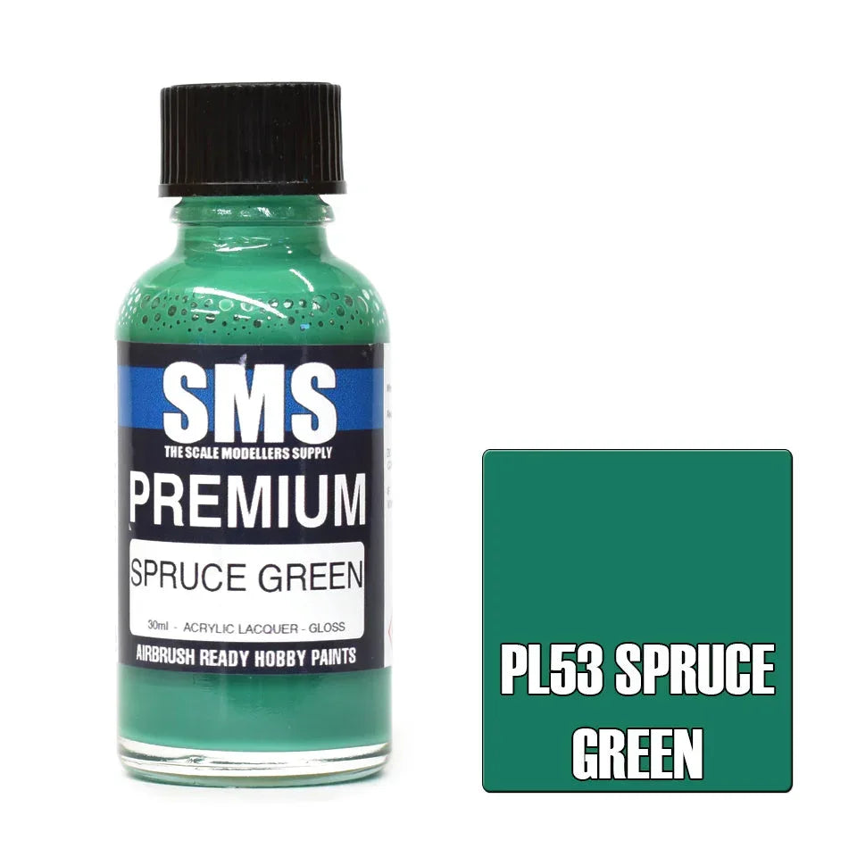 SMS PL53 Premium Spruce Green Paint 30ml - A-Z Toy Hobby