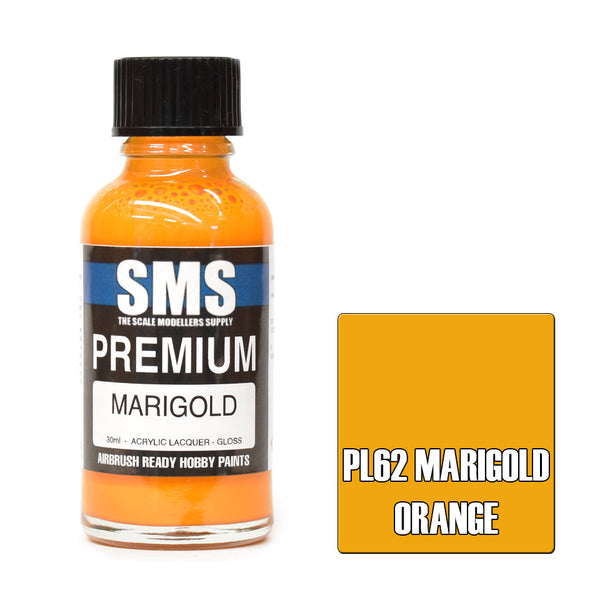 SMS PL62 Premium Marigold Orange Paint 30ml