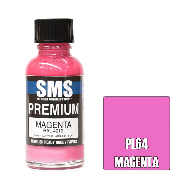 SMS PL64 Premium Magenta RAL4010 Paint 30ml