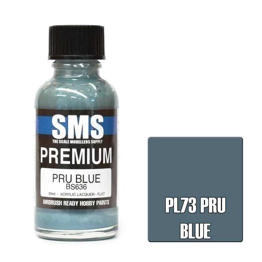 SMS PL73 Premium Pru Blue Paint 30ml - A-Z Toy Hobby