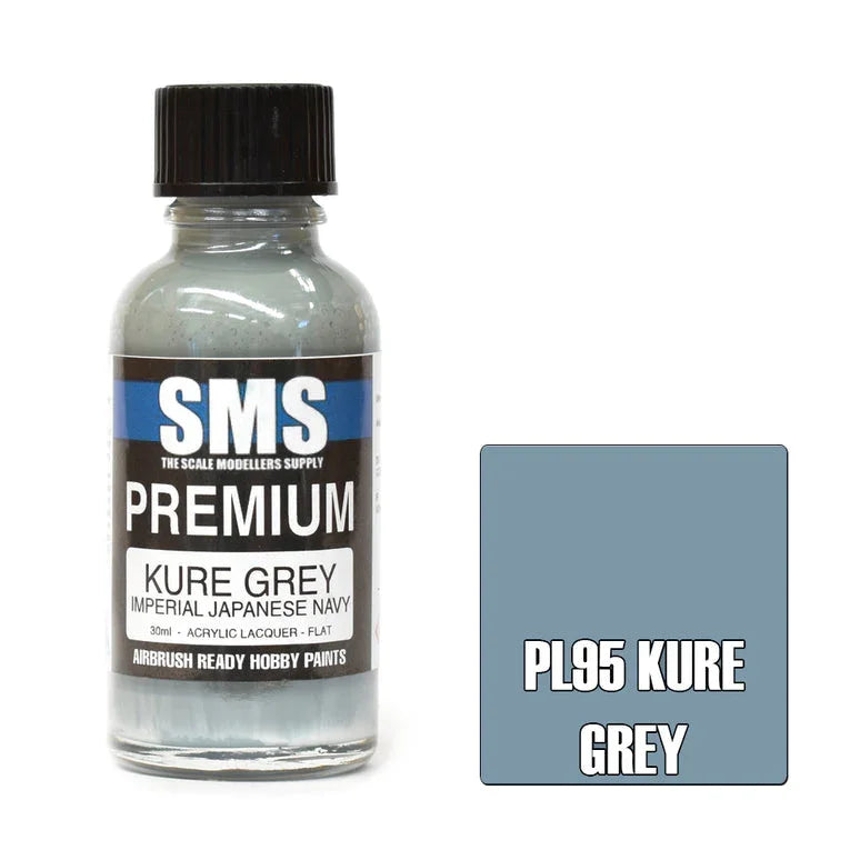 SMS PL95 Premium Kure Gray (IJN) Paint 30ml - A-Z Toy Hobby