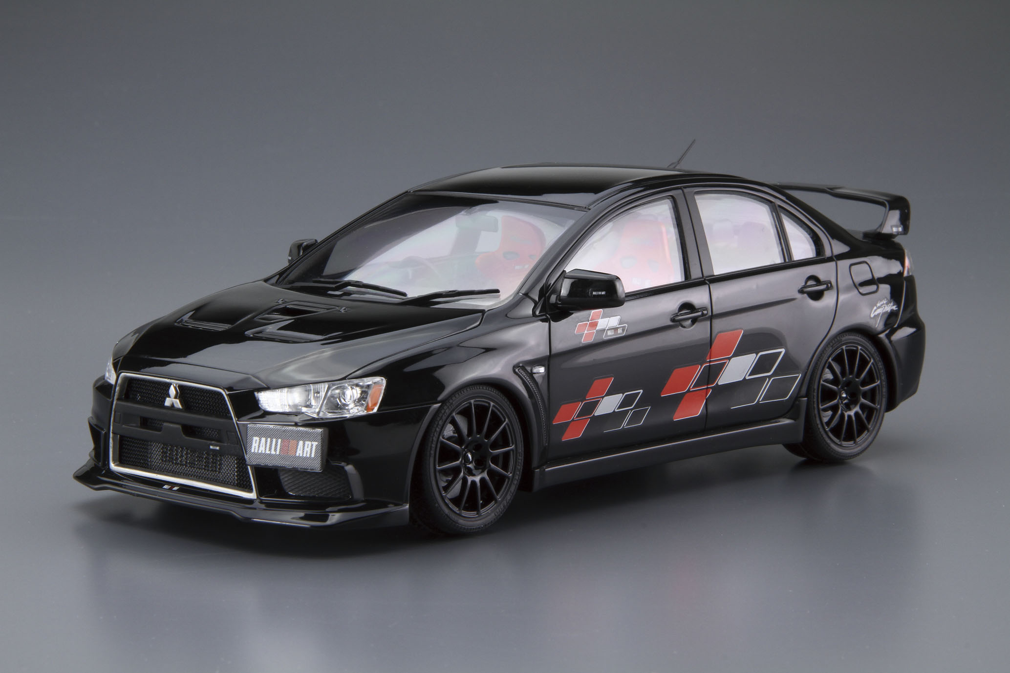 Aoshima 52 2007 Ralliart CZ4A Lancer Evolution X 1/24 Model Kit