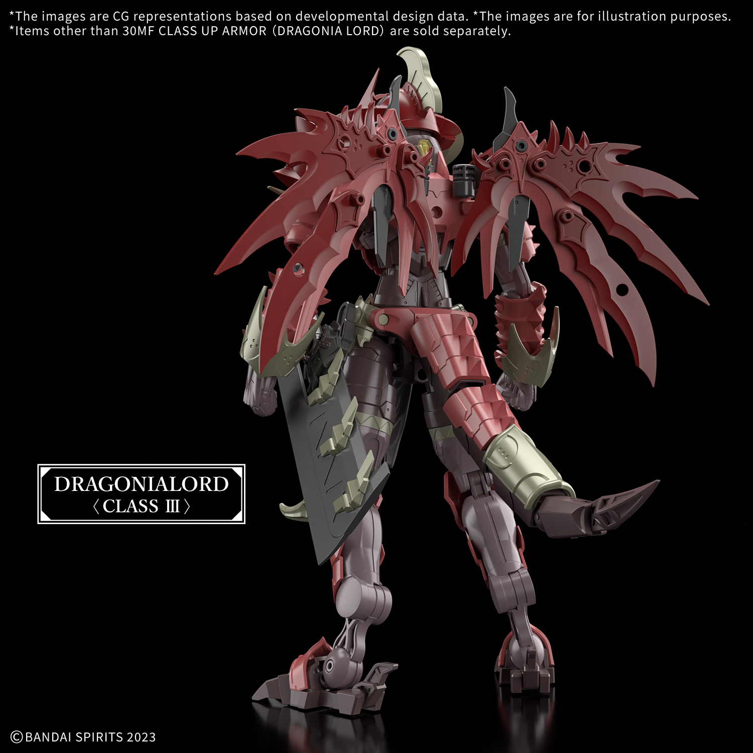 Bandai 30MF A-17 Class Up Armor - Dragonia Lord 1/144 - A-Z Toy Hobby